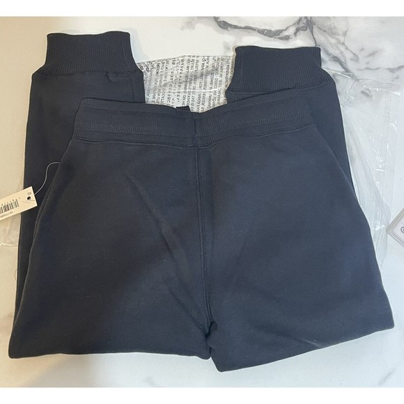 Boys Medium ( 8 Years) Black Fleece Jogger Sweatpants - Picture 4 of 13